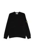 Stone Island 5100020 light raw hand organic cotton loose-fit crewneck jumper with raglan sleeves