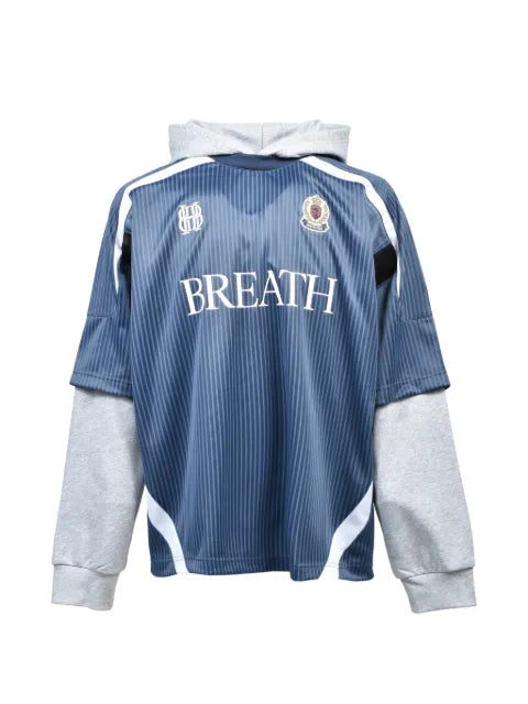 BREATH layered hoodie