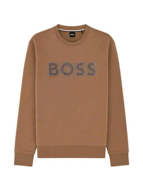BOSS logo-appliqué sweatshirt