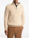 Barbour Essentials fleck half-zip sweater