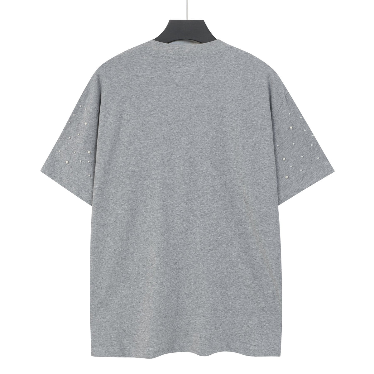 Godspeed Hooded Skull Graphic Studded-Sleeve T-Shirt