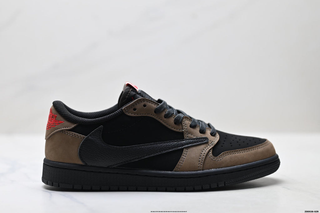 Nike Low-Top Sneakers Black Brown Unisex Style 30