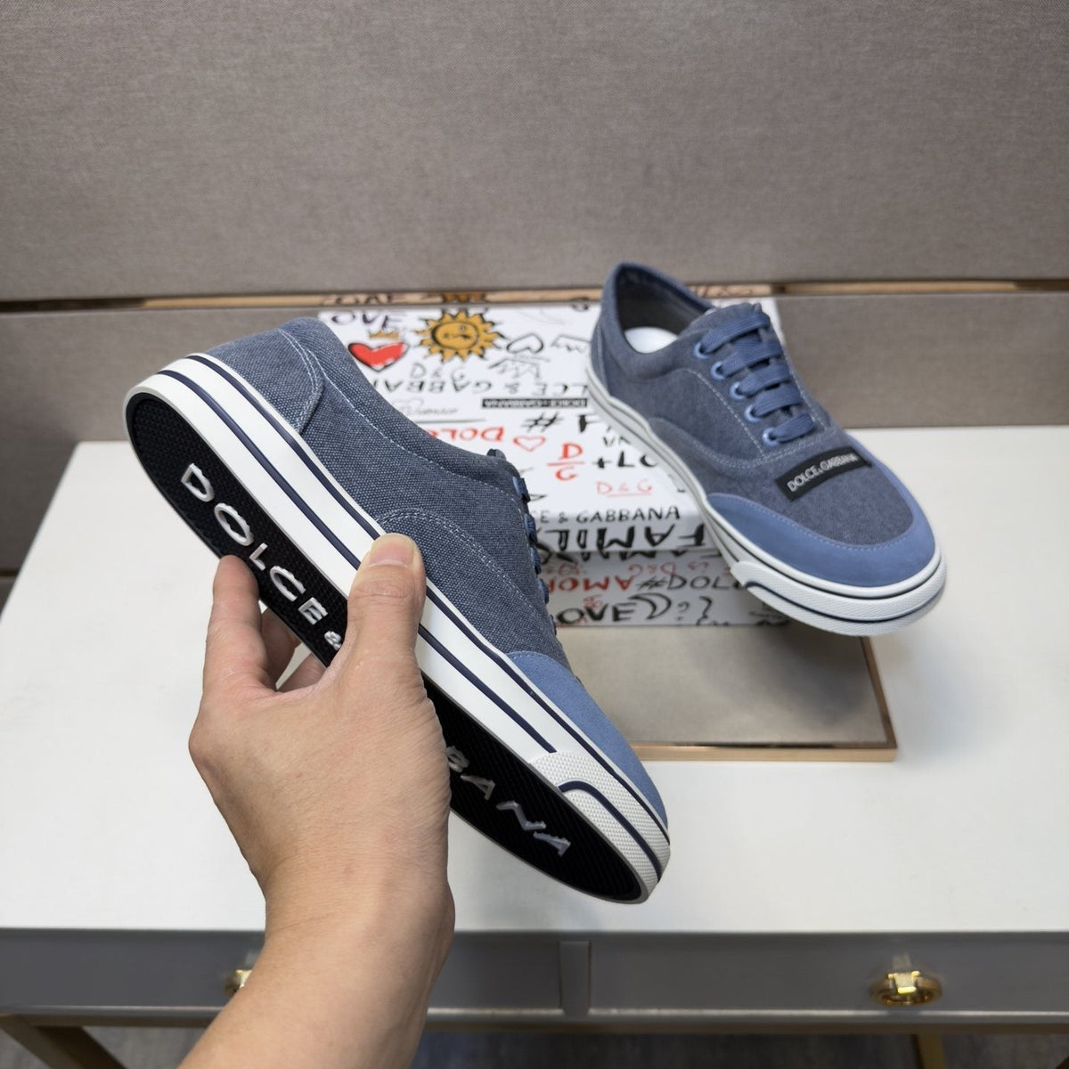 Dolce & Gabbana Men's Low-Top Sneakers