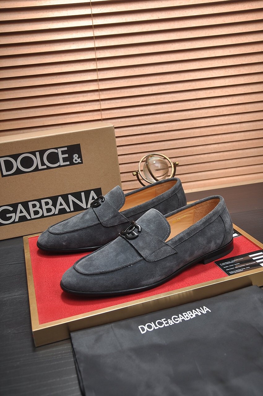 Dolce & Gabbana Bernini Logo Loafers