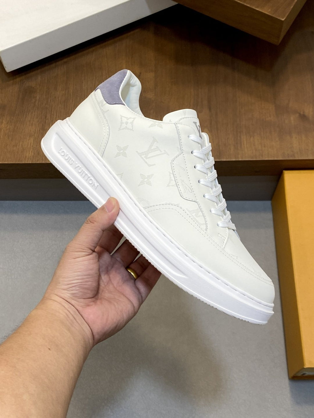 Louis Vuitton Patterned Low-Top Sneakers